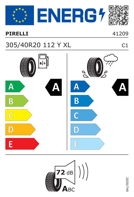 PIRELLI P-ZERO (PZ4) 305/40 R20 112Y XL