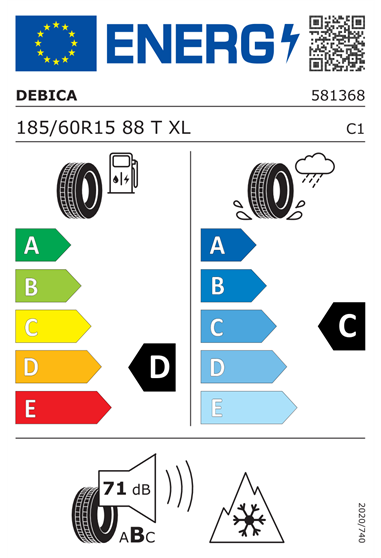 DEBICA FRIGO 2 185/60 R15 88T XL