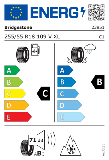 BRIDGESTONE TURANZA ALL SEASON 6 255/55 R18 109V XL