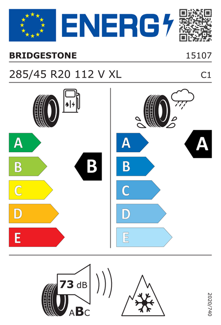 BRIDGESTONE BLIZZAK LM005 285/45 R20 112V XL