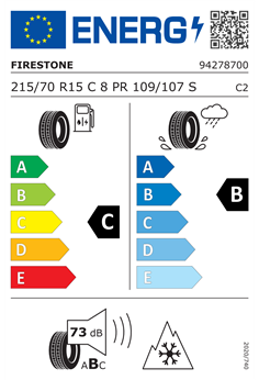 FIRESTONE VANHAWK MULTISEASON 215/70 R15C 109/107S 2