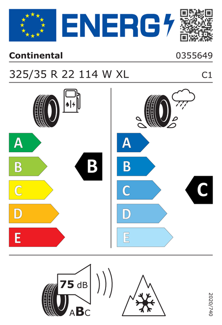 CONTINENTAL CONTIWINTERCONTACT TS 860S 325/35 R22 114W XL