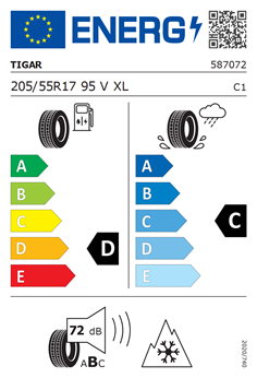 TIGAR WINTER 205/55 R17 95V XL 2