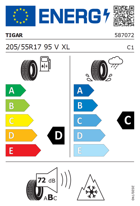 TIGAR WINTER 205/55 R17 95V XL