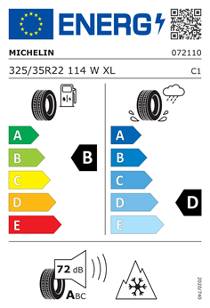 MICHELIN PILOT ALPIN 5 SUV 325/35 R22 114W XL 2