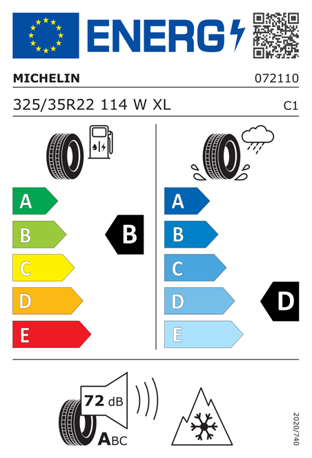 MICHELIN PILOT ALPIN 5 SUV 325/35 R22 114W XL