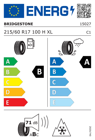 BRIDGESTONE BLIZZAK LM005 215/60 R17 100H XL