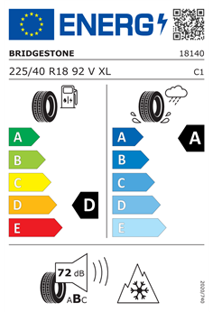 BRIDGESTONE BLIZZAK LM005 AO 225/40 R18 92V XL 2