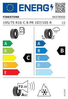FIRESTONE VANHAWK MULTISEASON 195/75 R16C 107/105R 2