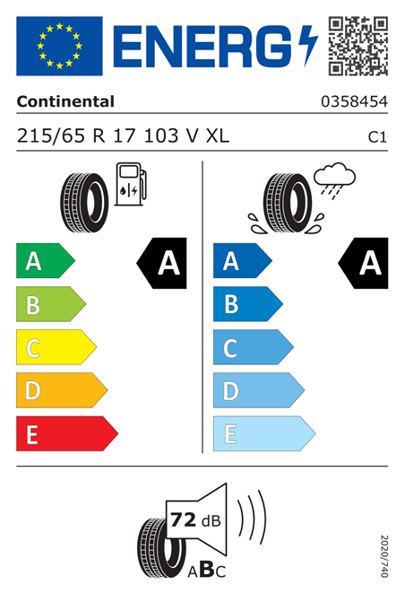 CONTINENTAL ECOCONTACT 6 215/65 R17 103V XL