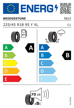 BRIDGESTONE TURANZA T005  225/45 R18 95Y XL 2