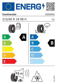 CONTINENTAL ALLSEASONCONTACT 215/60 R18 98H 2
