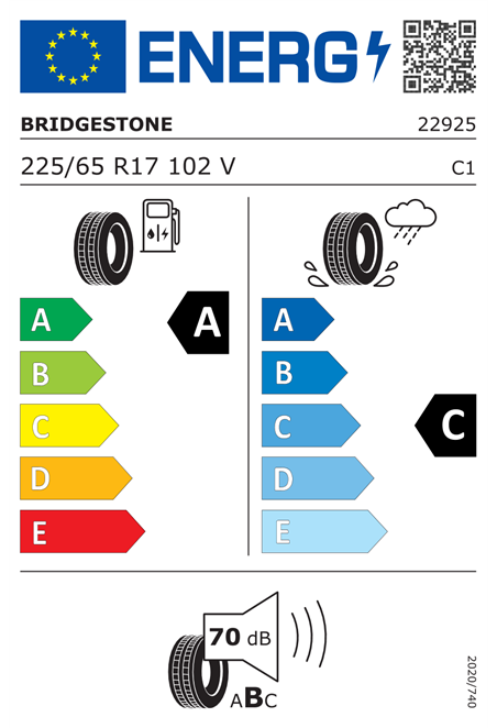 BRIDGESTONE TURANZA ECO 225/65 R17 102V