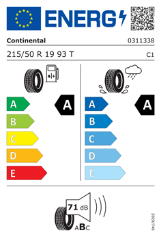 CONTINENTAL ECOCONTACT 6 SEAL 215/50 R19 93T 2