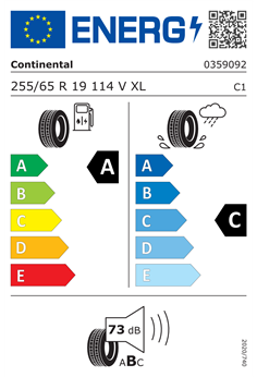 CONTINENTAL CROSSCONTACT RX LR 255/65 R19 114V XL 2