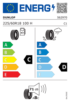 DUNLOP GRANDTREK ST30 225/60 R18 100H 2