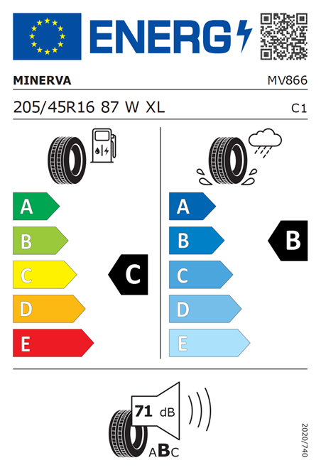 MINERVA F205 205/45 R16 87W XL