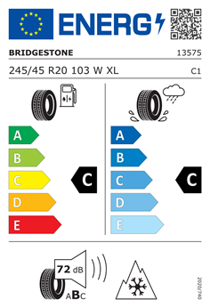BRIDGESTONE BLIZZAK LM001 (AO) 245/45 R20 103W XL 2