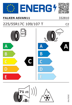 FALKEN EUROALL SEASON VAN11 225/55 R17C 109/107T 2