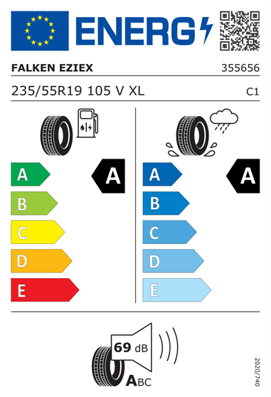 FALKEN E ZIEX 235/55 R19 105V XL