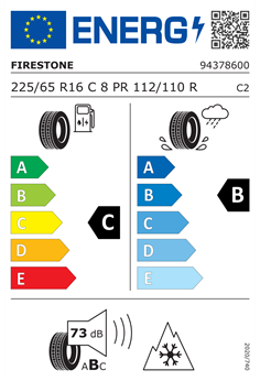 FIRESTONE VANHAWK MULTISEASON 225/65 R16C 112/110R 2