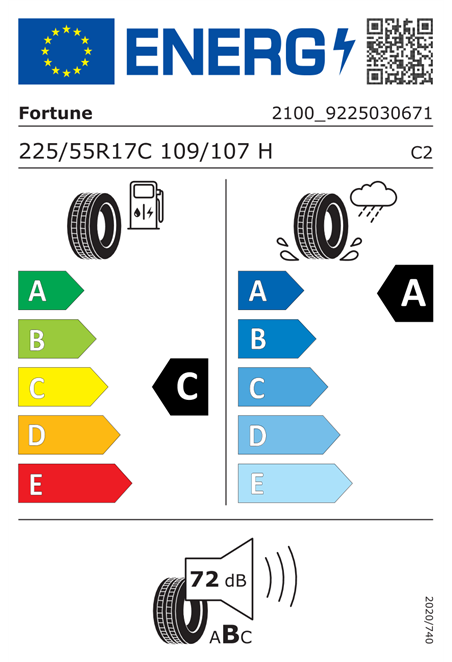 FORTUNE FSR-71 225/55 R17C 109/107H