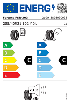 FORTUNE FSR-303 255/40 R21 102Y XL 2