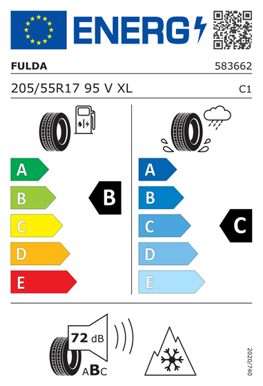 FULDA MULTICONTROL 205/55 R17 95V XL
