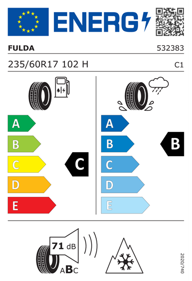 FULDA KRISTALL CONTROL SUV 235/60 R17 102H
