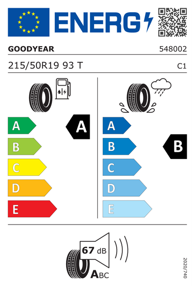 GOODYEAR EFFICIENTGRIP PERFORMANCE 215/50 R19 93T