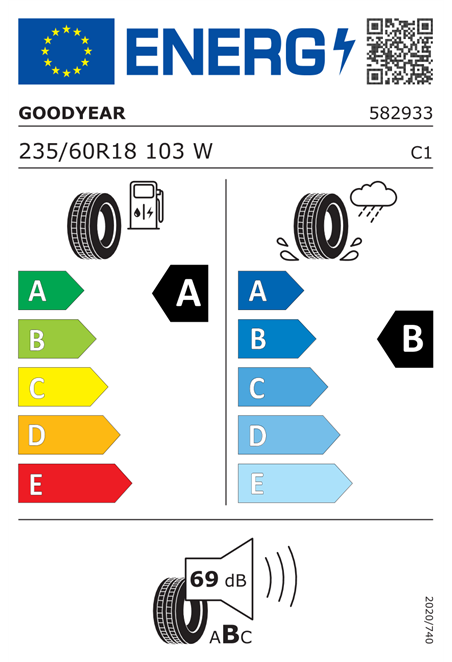 GOODYEAR EAGLE F1 ASYMMETRIC 5 MO 235/60 R18 103W