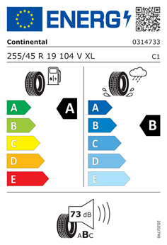 CONTINENTAL ECOCONTACT 6 VOL 255/45 R19 104V XL 2