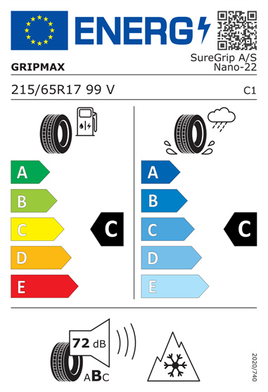 GRIPMAX SUREGRIP AS NANO 215/65 R17 99V