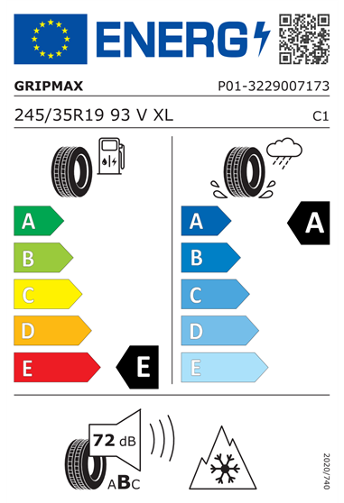 GRIPMAX SUREGRIP PRO WINTER 245/35 R19 93V XL