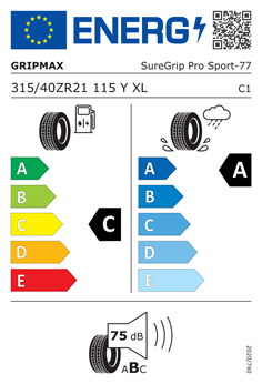 GRIPMAX SUREGRIP PRO SPORT 315/40 R21 115Y XL 2