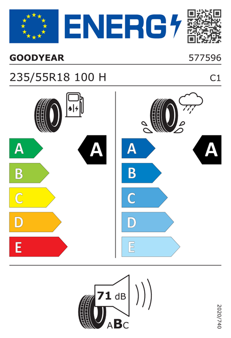 GOODYEAR EAGLE F1 ASYMMETRIC 5 235/55 R18 100H