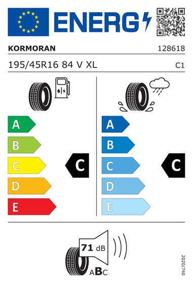 KORMORAN ROAD PERFORMANCE 195/45 R16 84V XL