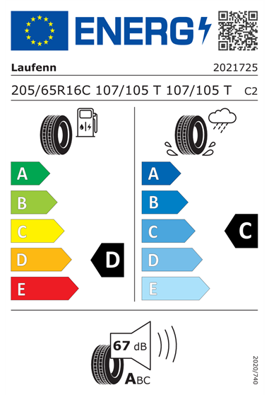 LAUFENN LV01 X FIT VAN 205/65 R16C 107/105T