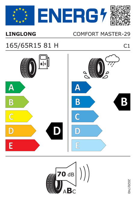 LINGLONG COMFORTMASTER 165/65 R15 81H