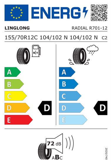 LINGLONG R701 155/70 R12C 104/102N