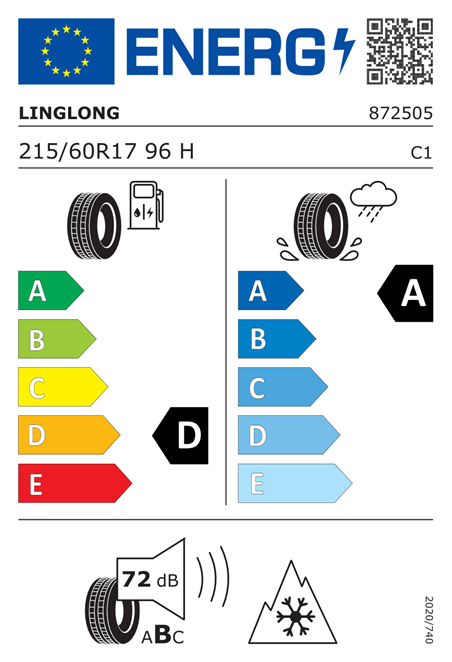 LINGLONG SPORT MASTER WINTER 215/60 R17 96H