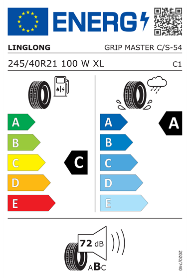 LINGLONG GRIP MASTER CS 245/40 R21 100W XL