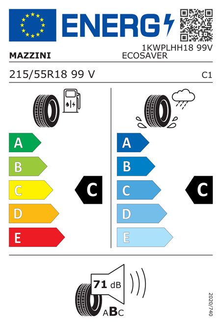 MAZZINI ECOSAVER 215/55 R18 99V