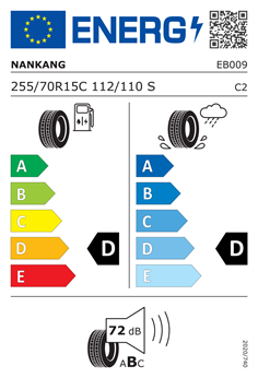 NANKANG FT-7 255/70 R15C 112/110S 2