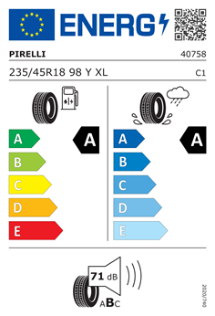 PIRELLI CINTURATO P7 2 235/45 R18 98Y XL 2