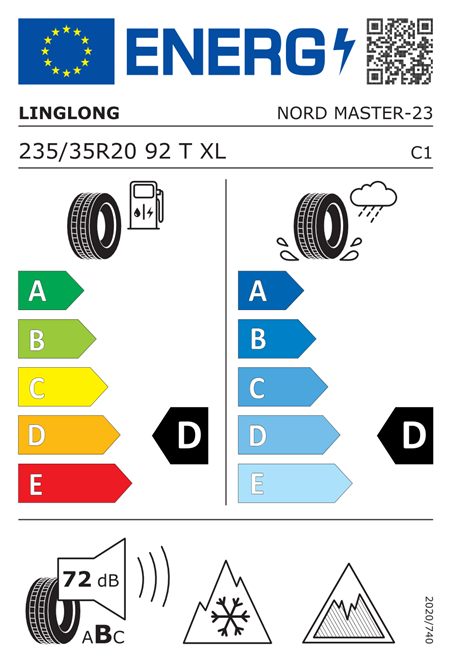 LINGLONG NORD MASTER 235/35 R20 92T XL