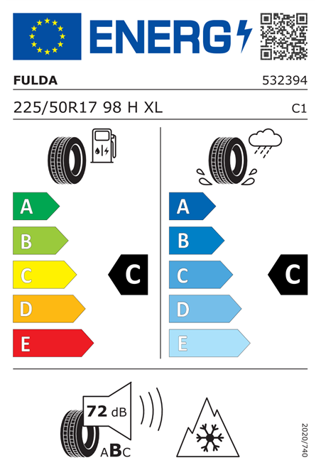 FULDA KRISTALL CONTROL HP 2 225/50 R17 98H XL