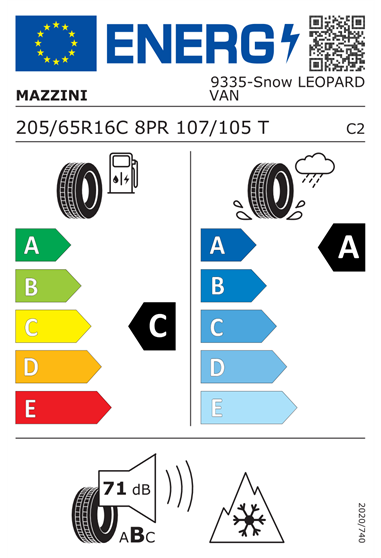 MAZZINI SNOWLEOPARD VAN 8PR 205/65 R16C 107/105T