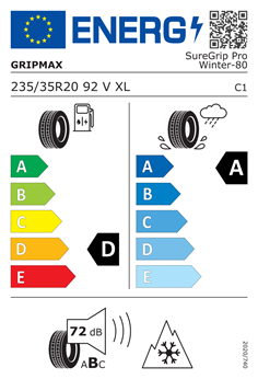 GRIPMAX SUREGRIP PRO WINTER 235/35 R20 92V XL 2