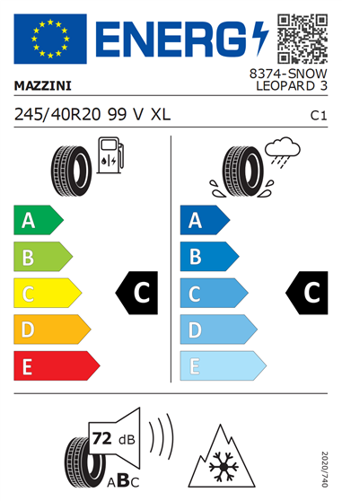 MAZZINI SNOW LEOPARD 3 245/40 R20 99V XL